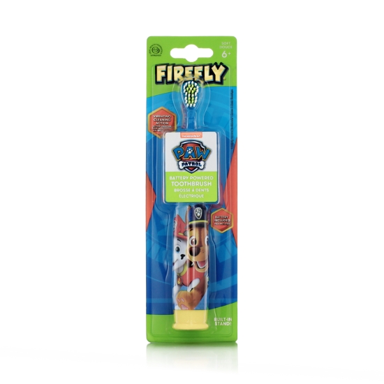 Nickelodeon Firefly Paw Patrol Battery Powered Toothbrush Soft 6+ (Blue)