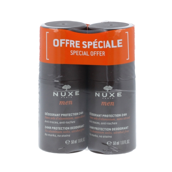 Nuxe Men 24HR Protection Deodorant 2 x