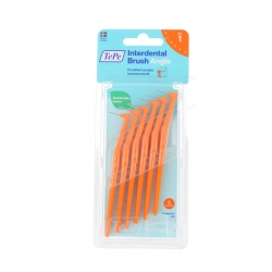 TePe Angle Interdental Brushes 1 Orange (0,45 mm) 6 pcs