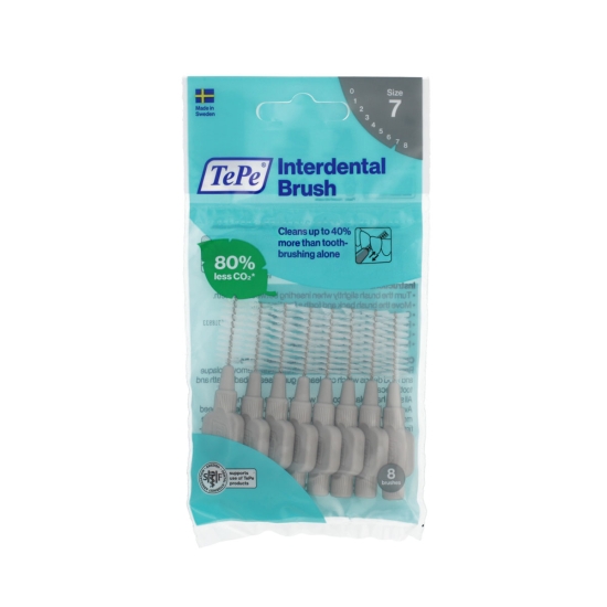 TePe Original Interdental Brushes 7 Grey (1,3 mm) 8 pcs