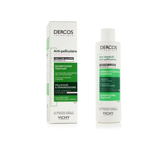 Vichy Dercos Anti-Dandruff Dermatological Shampoo (Sensitive Scalp)