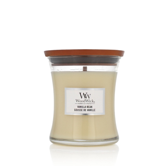 WoodWick Medium Hourglass Candles Scented Candle Vanilla Bean