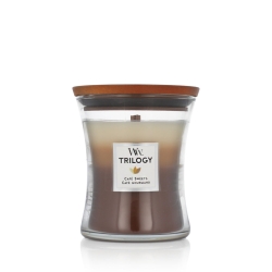 WoodWick Trilogy Medium Hourglass Candles Scented Candle Café Sweets