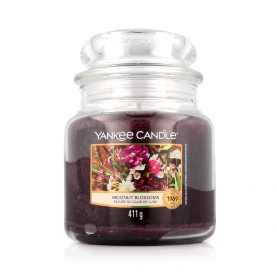 Yankee Candle Classic Medium Jar Candles Scented Candle Moonlit Blossoms