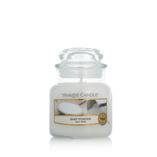 Yankee Candle Classic Small Jar Candles Scented Candle Baby Powder 10