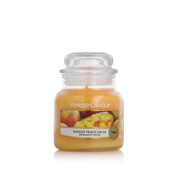 Yankee Candle Classic Small Jar Candles Scented Candle Mango Peach Salsa 10