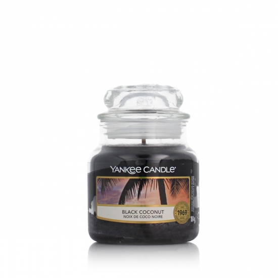 Yankee Candle Classic Small Jar Candles Scented Candle Black Coconut 10