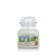 Yankee Candle Classic Small Jar Candles Scented Candle Clean Cotton 10