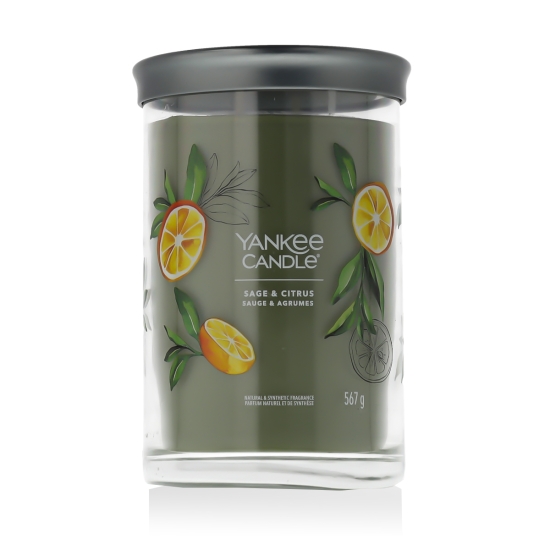 Yankee Candle Signature Tumbler Scented Candle Sage & Citrus 567 g