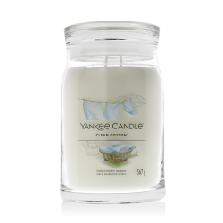 Yankee Candle Signature Scented Candle Clean Cotton 567 g